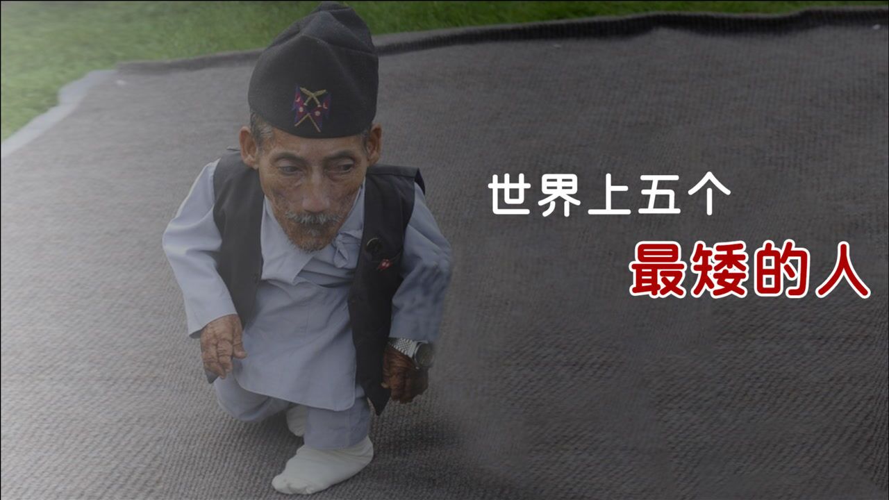 世界上五个最矮的人,其中一个破了吉尼斯纪录。他的身高是多少?_腾讯视频
