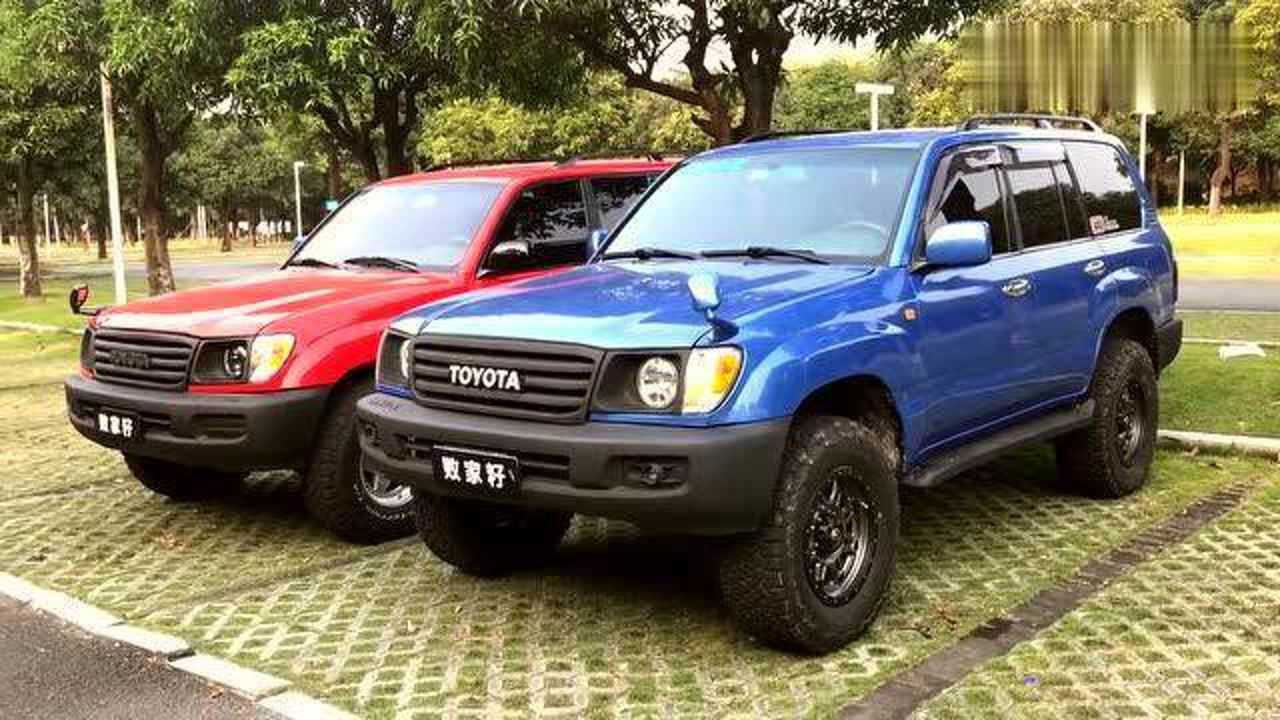 经典复刻版丰田lc100,这么复古的外观,以后再也见不到了!