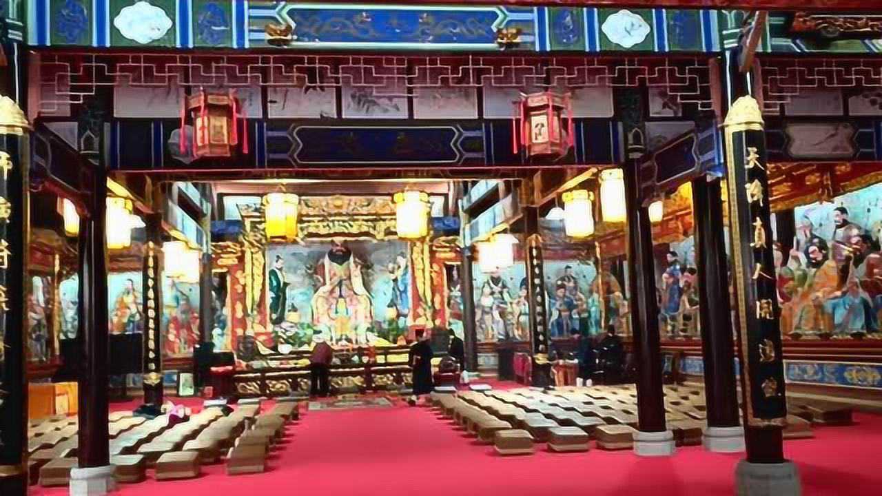 2020年12月25日龙虎山天师府高功法师为漳州朝拜团祈福消灾平安求财