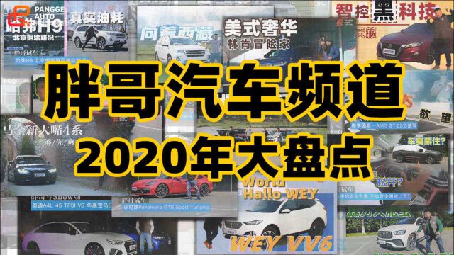 胖哥汽车频道2020年度大盘点 哪期节目你记忆最深?