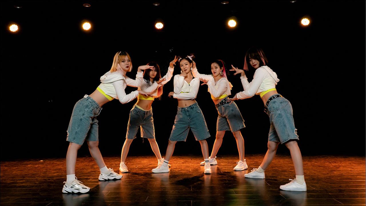 小姐姐们舞蹈室热舞blackpink热歌《boombayah》_腾讯视频