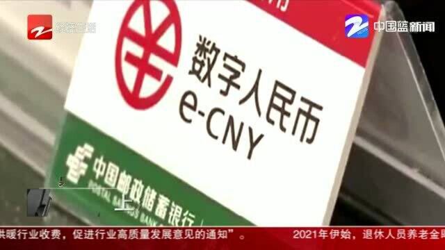 上海试点使用数字人民币