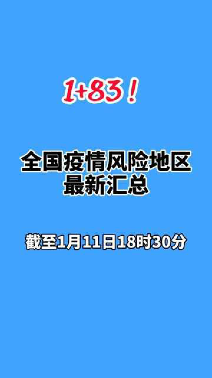 183全国疫情风险地区最新汇总