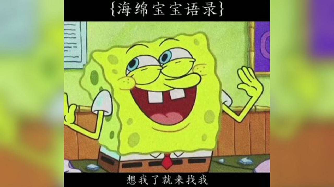 海綿寶寶語錄_騰訊視頻