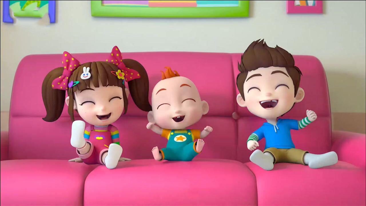 超级宝贝jojo:今天过新年,全家开心过通宵