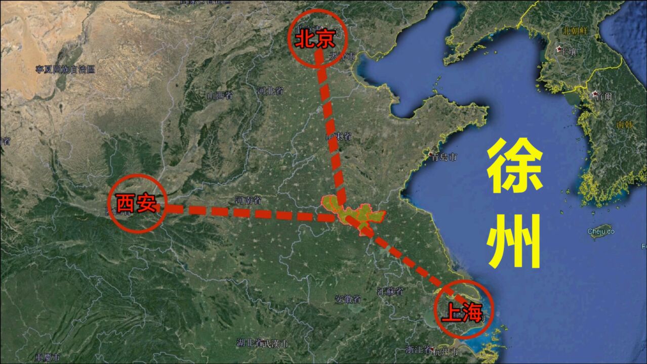 南北锁钥五省通衢淮海中心苏北一哥三维地图看徐州