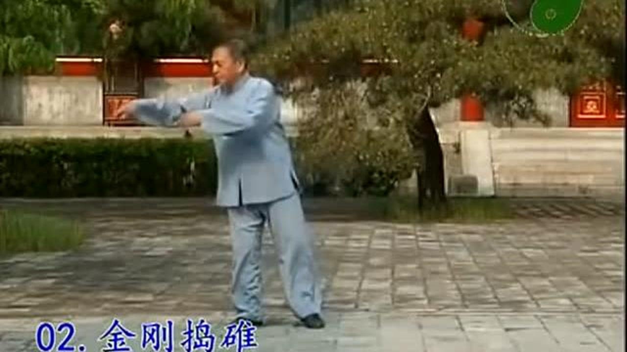 24式心意混元太极拳冯志强正面_腾讯视频