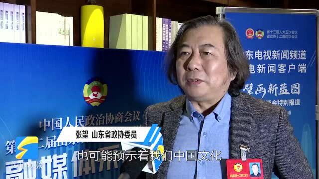 聚焦2021山东两会|省政协委员张望:把优秀齐鲁文化与当代艺术结合,创造属于山东的艺术形态