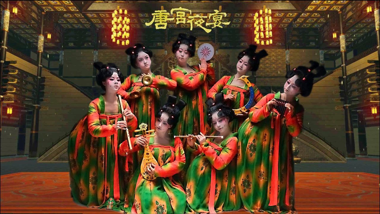 唯美《唐宫夜宴》,精美绝伦,再现盛唐之美