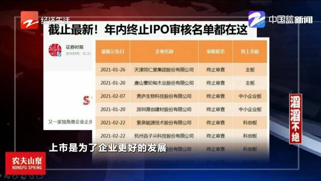 又一家独角兽企业止步IPO,终止审核数量激升