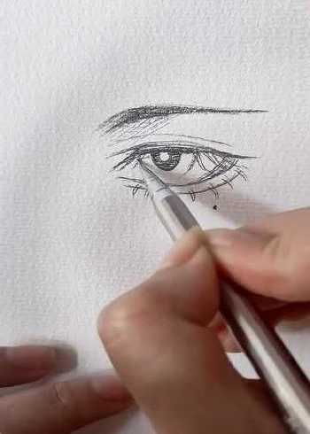 简笔画小教程教你画动漫男生眼睛