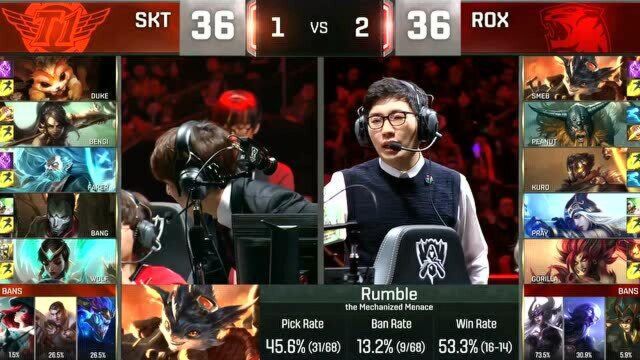 SKT VS ROX 第4局精彩集锦S6四强赛