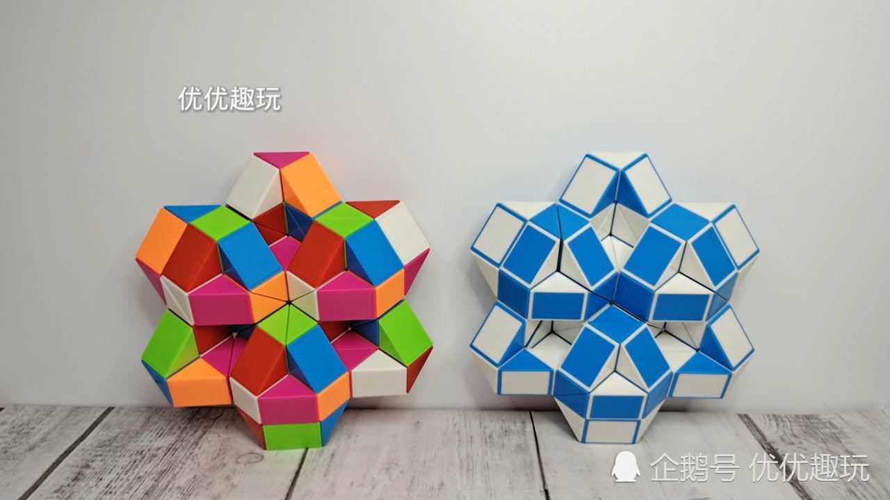 72段魔尺教程变六瓣花先做一个三叶草剩下部分很简单慢动作教会你