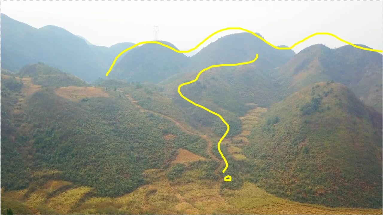 此地巨龙下水,龙脉清晰可见,可有状元的风水宝地!
