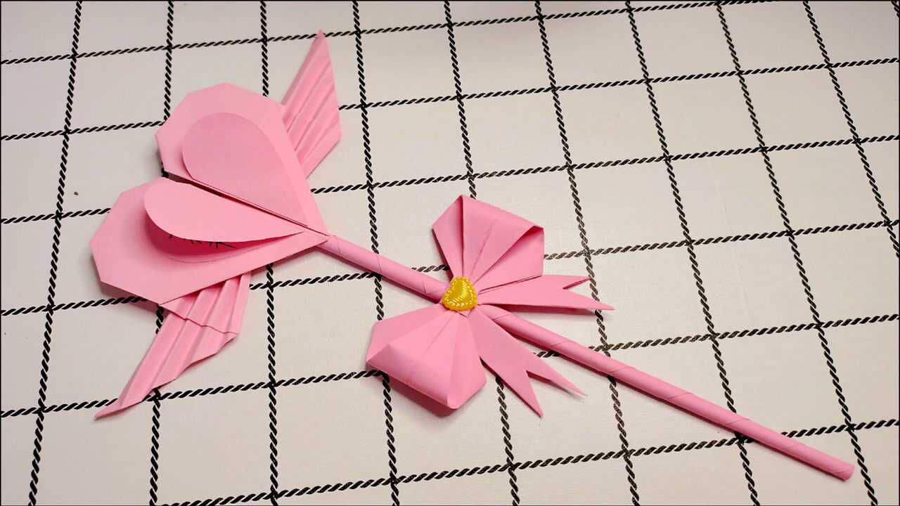 可爱女神节仙女棒手工折纸教程,喜欢的赶快收藏