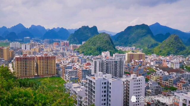 清远英西峰林九龙镇,住这里就像住景区一样,回龙公园好风光