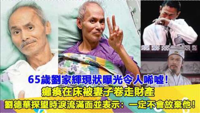 65岁刘家辉现状曝光令人唏嘘!瘫痪在床被妻子卷走财产,刘德华探望时泪流满面并表示:一定不会放弃他!