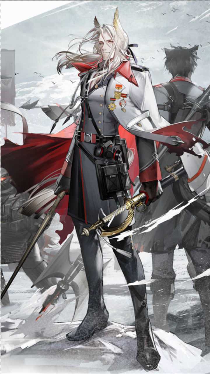 明日方舟:老爷子新皮肤,金发单马尾装饰,年轻了不少!_腾讯视频