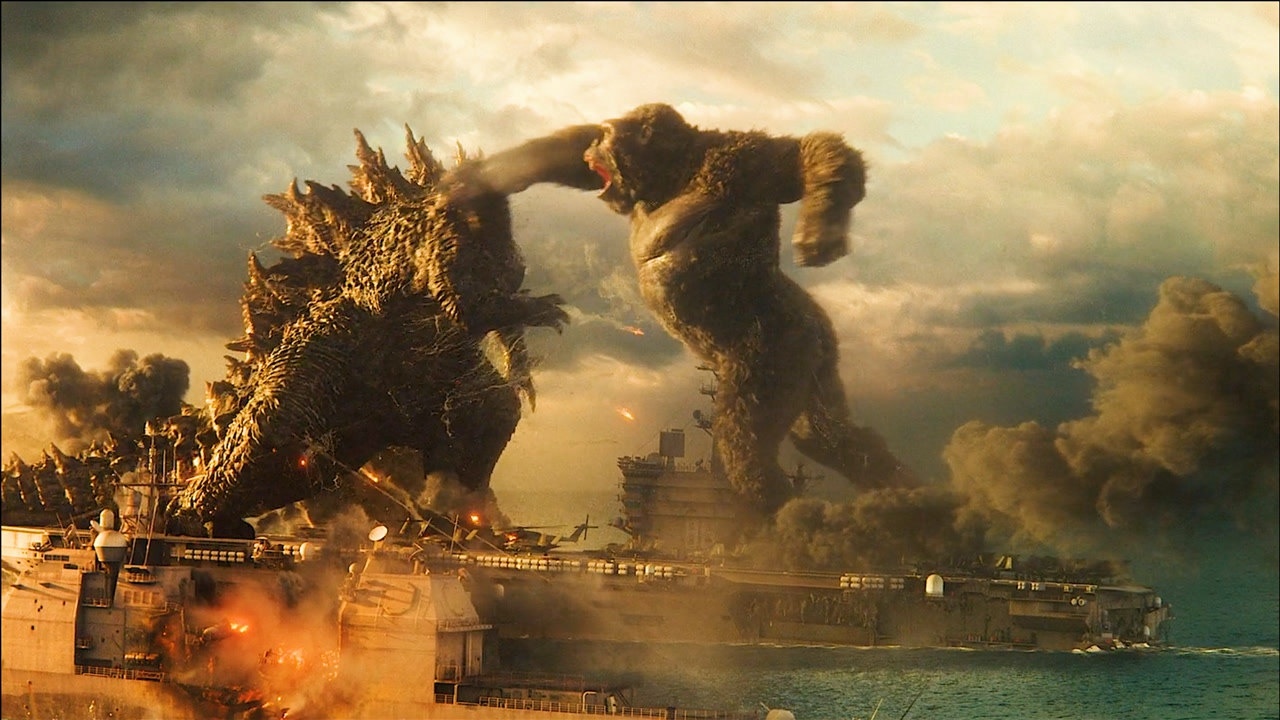 金刚大战哥斯拉哥总找上门来了骷颅岛靓仔被打趴下了