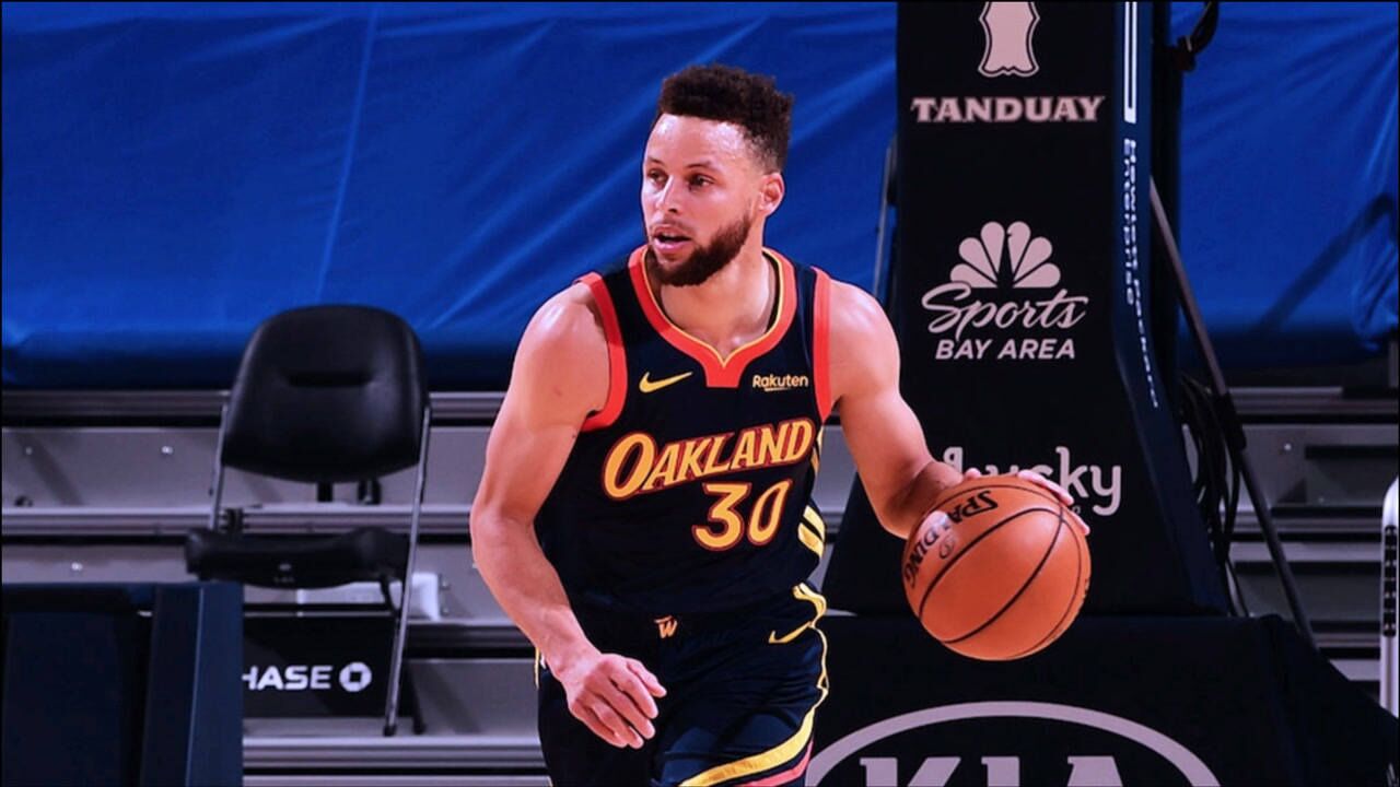 2020至2021赛季四月库里高光集锦(中),不讲理三分,无解存在