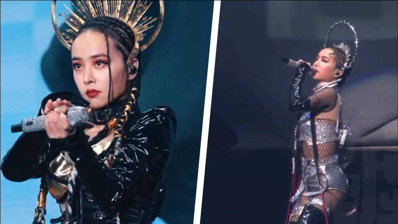 天后回归蔡依林小巨蛋开演唱会骑士精神扭腰摆臀燃炸全场