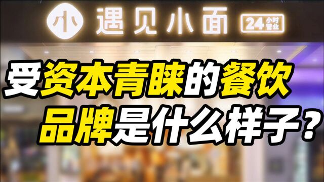 遇见小面获千万投资,从定位上看什么样的餐饮品牌容易受资本青睐?