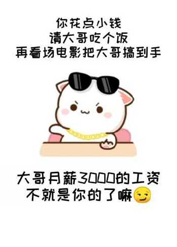 你花点小钱,请大哥吃个饭,把大哥搞到手,大哥月薪三千的工资不就是你
