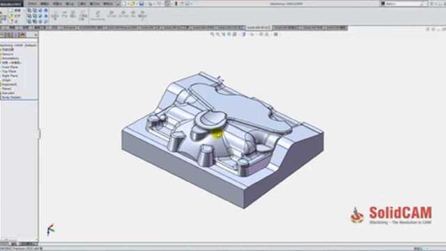 solidCAM HSM高速精加工3