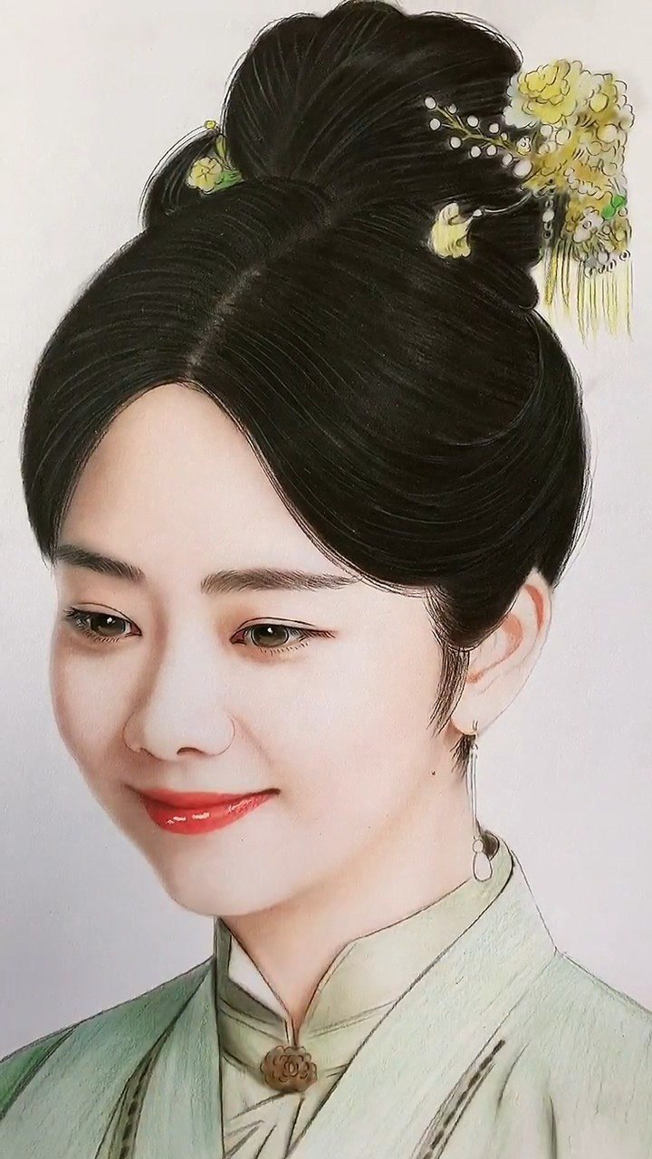 谭松韵#手绘#素描_腾讯视频