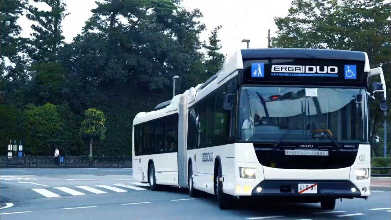 isuzu五十铃erga duo铰接式客车宣传片