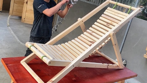 时 间:2021-05-27上传者:撸铁diy简 介:高手就是高手,这折叠躺椅做的