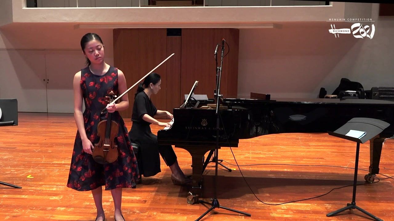 hannah wan ching tam,2021梅纽因小提琴比赛少年组观众奖得主