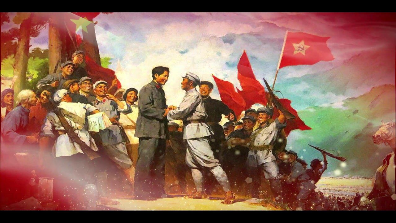 led高清弘扬长征精神走好新的征程背景视频弘扬长征精神红军长征重要