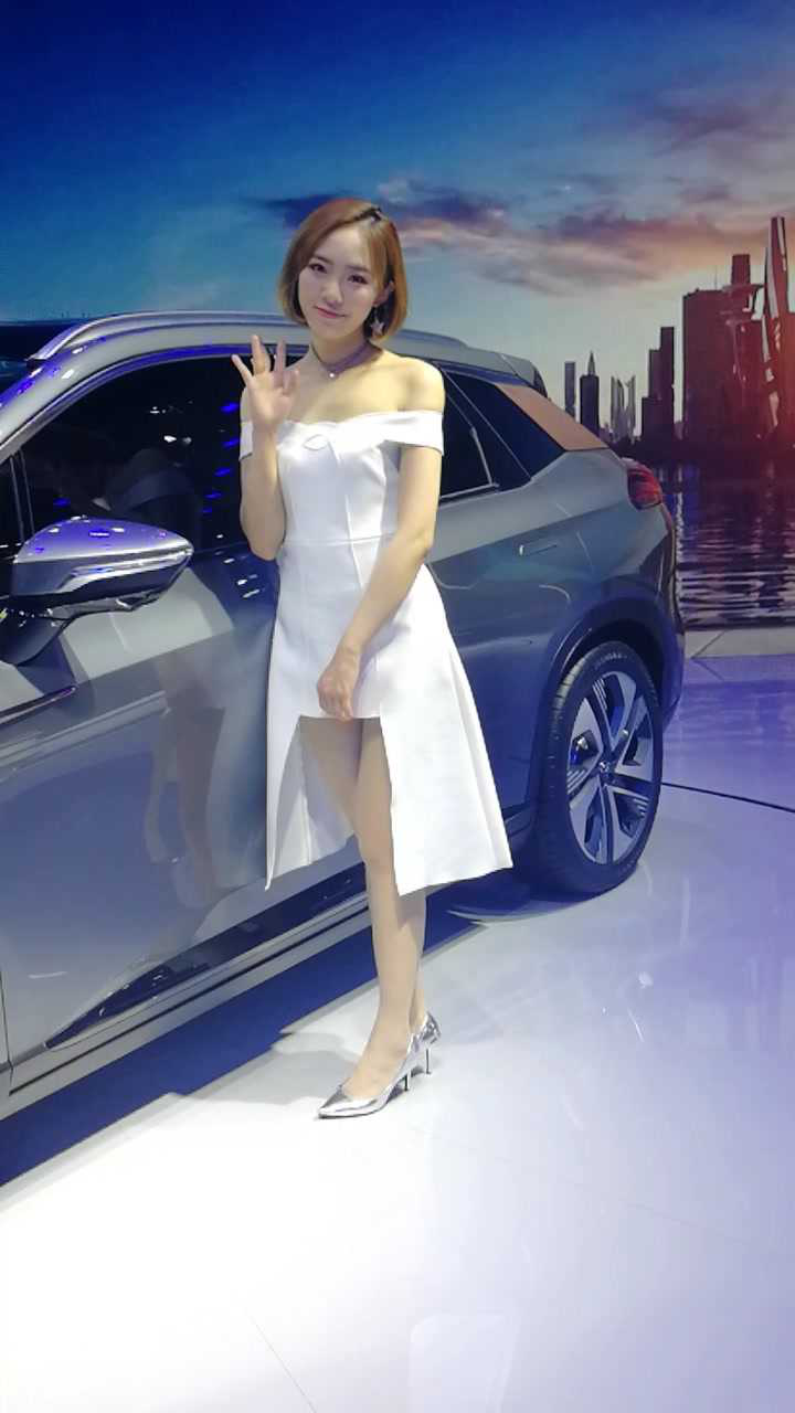 上海车展模特视频