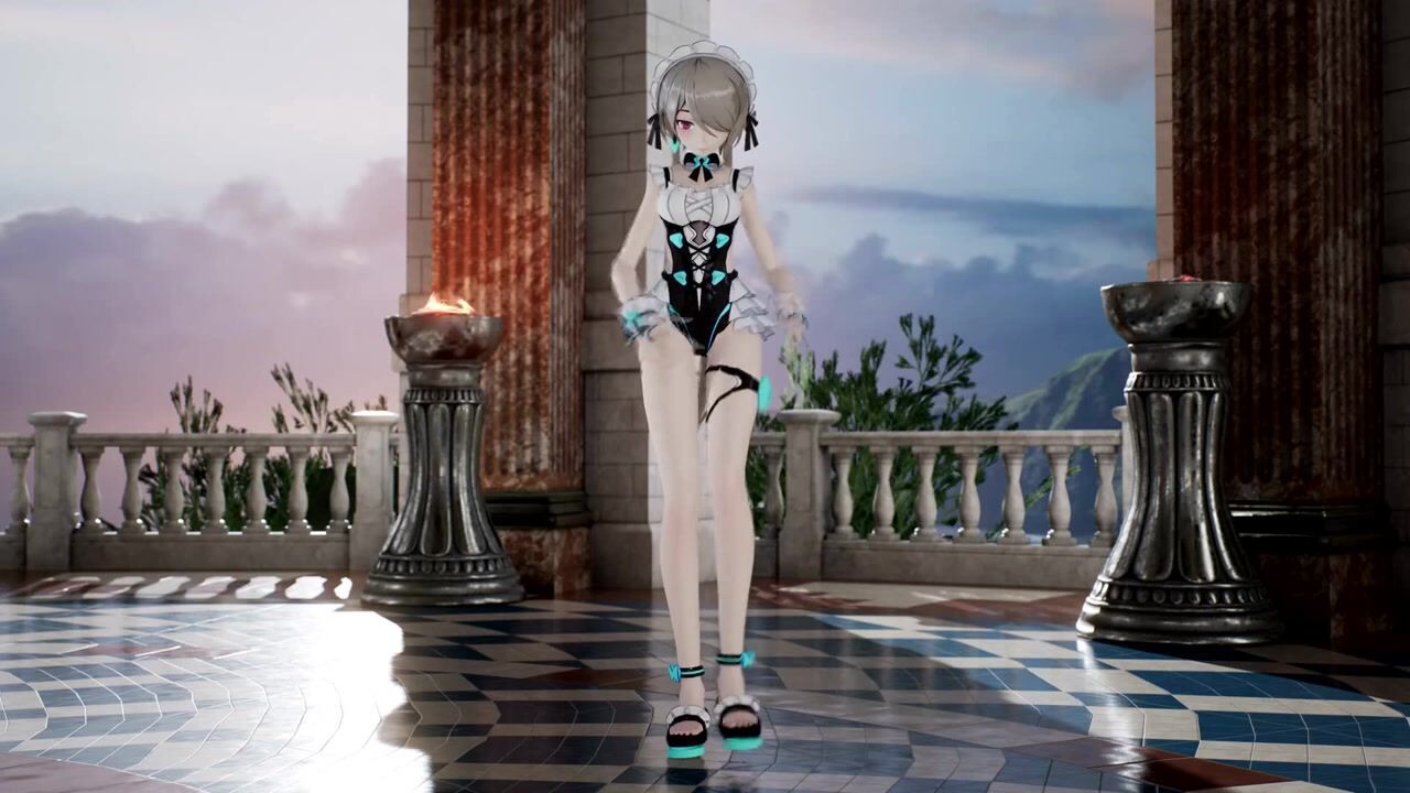 【mmd】泳装丽塔 极乐净土