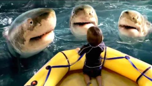 儿童奇幻电影：小男孩被鲨鱼养大，遇到危险时，还能召唤鲨鱼军团#电影种草指南短视频大赛#