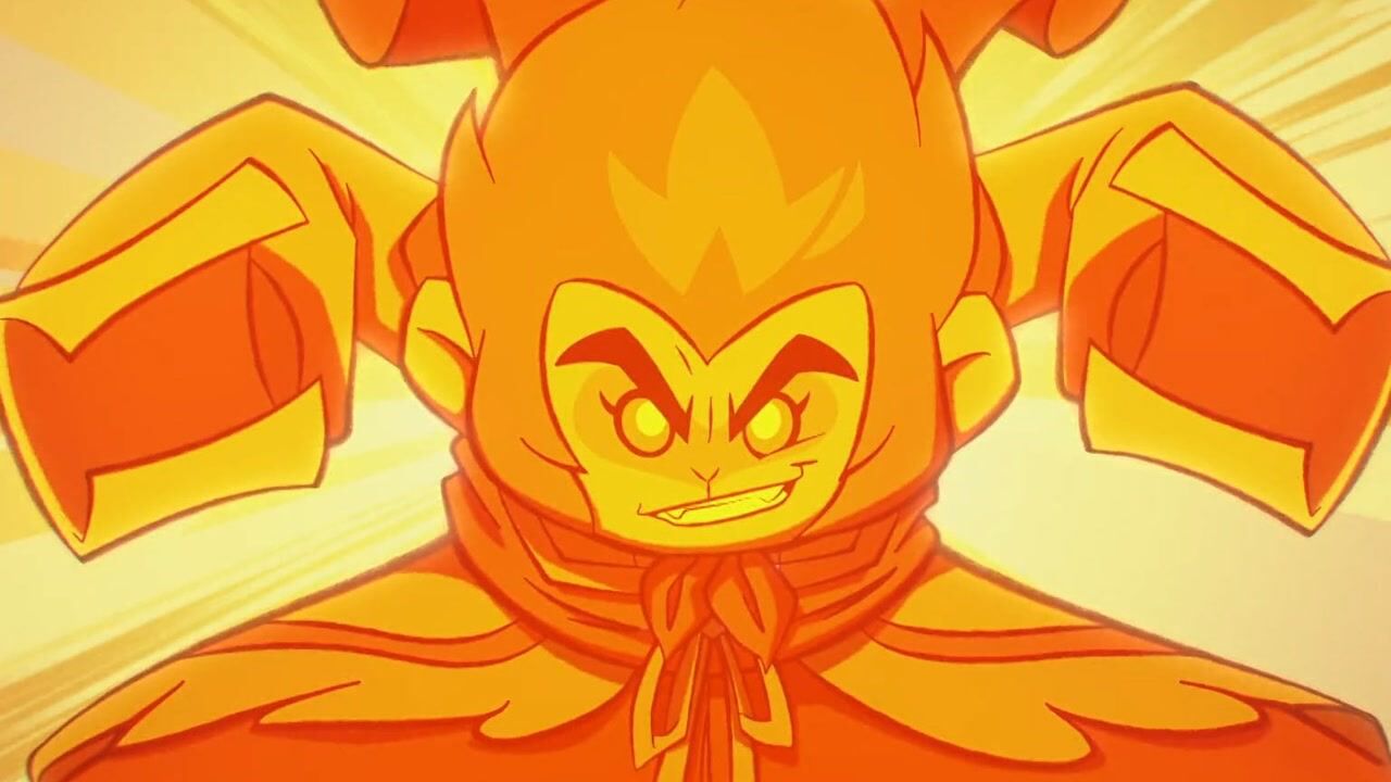 乐高悟空小侠齐小天得孙悟空指点获得力量打败红孩儿