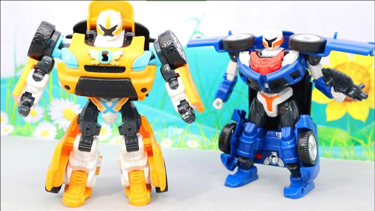 细菌小子碰瓷儿巴克队长,托宝兄弟变形机器人维护正义!