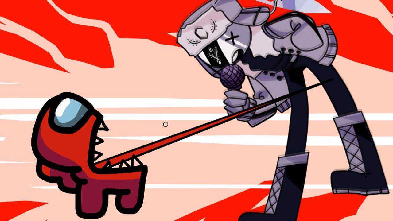 fnf周五夜放克游戏我们之中内鬼小红杀掉了ruv