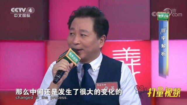 《礼记》记载,“胖”就是劈成一半的家畜,指大块的肉