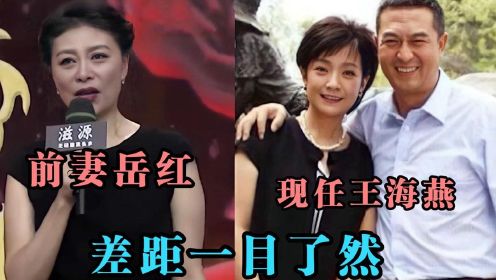 张嘉译两任妻子对比：看完前妻岳红再看现任王海燕，难怪会离婚！