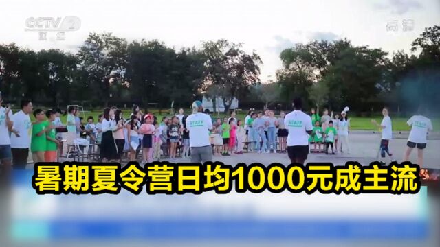 暑期夏令营市场日均1000元成主流