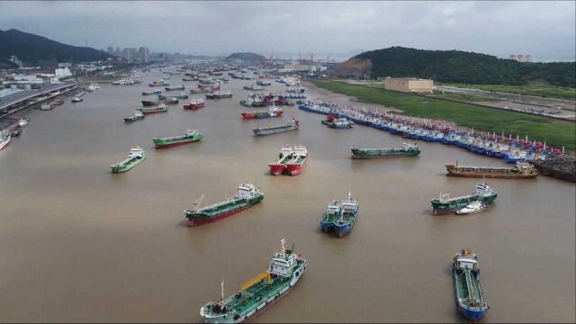 台风烟花登陆浙江舟山普陀区 当地16艘海巡艇63艘拖轮待命现场来了