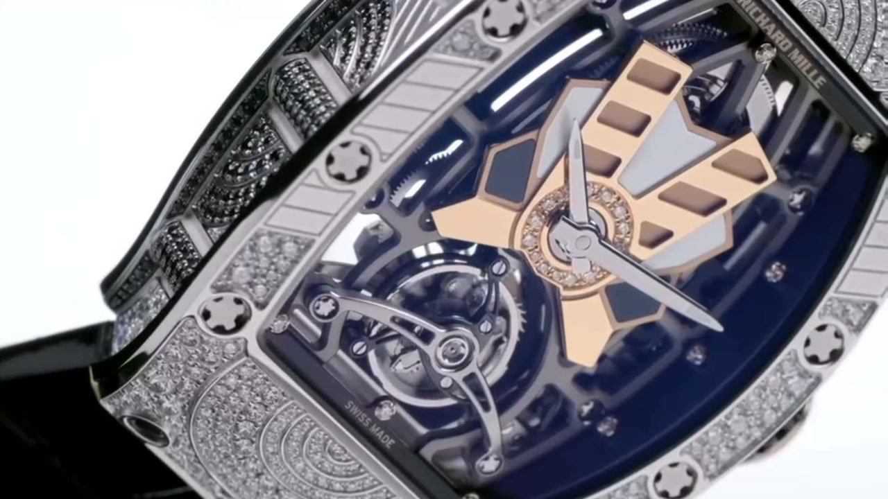 三百万左右的高颜值理查德米勒女士陀飞轮手表