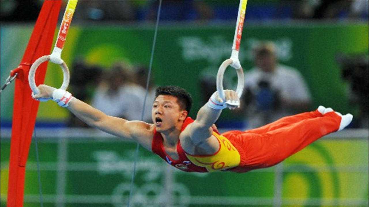 奥运经典:北京奥运会陈一冰吊环夺冠!