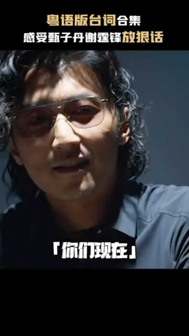 怒火重案粤语版台词合集感受甄子丹谢霆锋放狠话