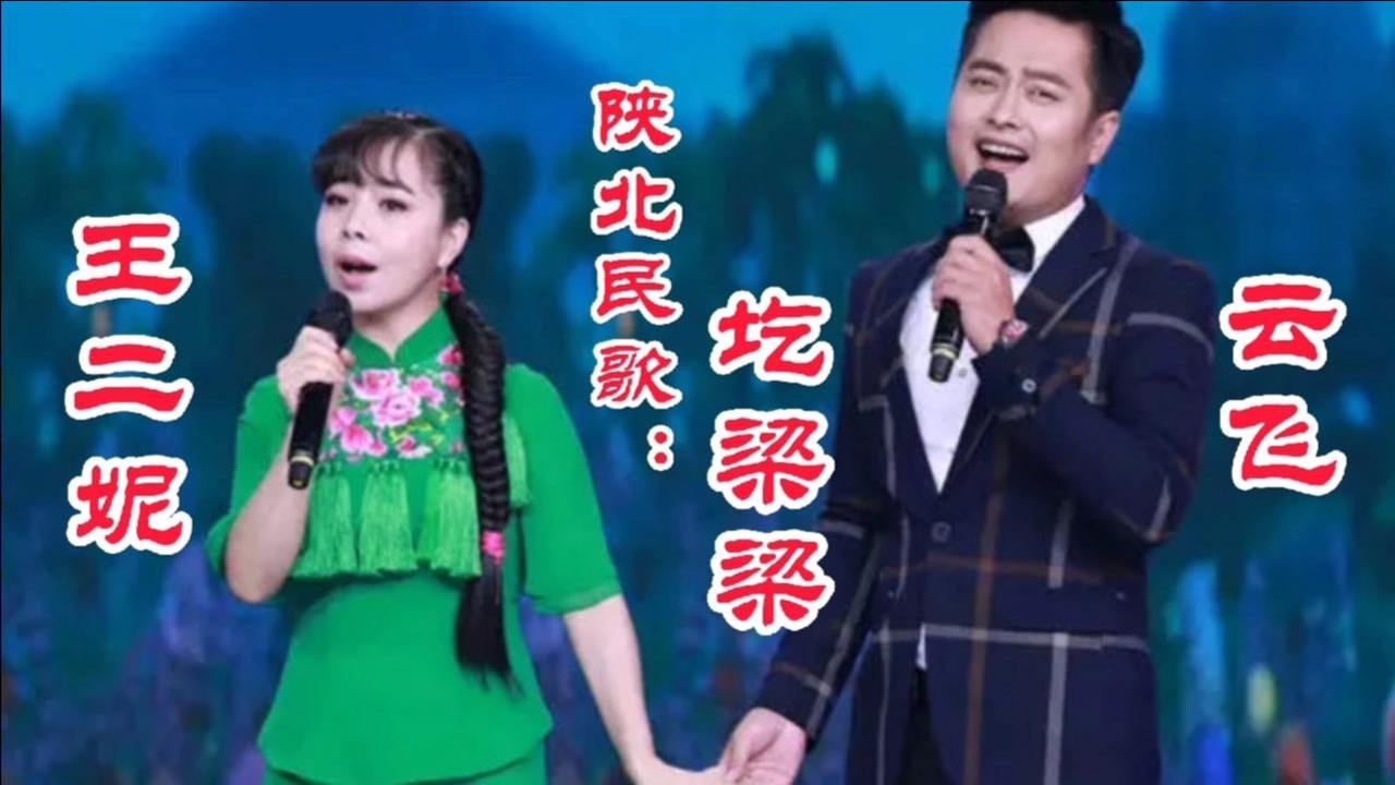 王二妮云飞深情对唱陕北民歌圪梁梁浓浓的陕北风味真好听