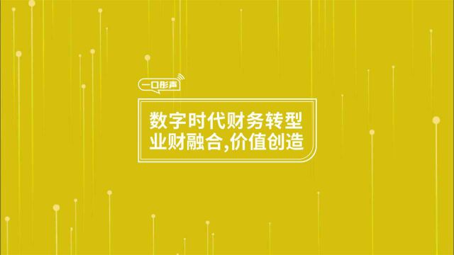 数字时代财务转型:业财融合,价值创造