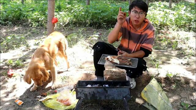 小亮做美食碳烤多宝鱼,滋滋作响撒上孜然辣椒,你们感觉好吃不?