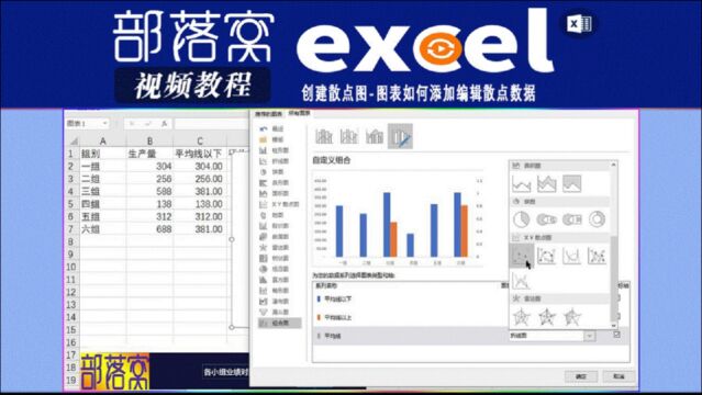 excel创建散点图视频:图表如何添加编辑散点数据